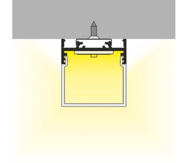 LED-Aluminiumprofil 2 Meter mit Abdeckung 33,40 mm x 33,40 mm – PN33ALU.C3 – für LED-Streifen, hochwertige Montage, 200 cm, präzise Maße, ideal für Innenbeleuchtung LED-Aluminiumprofil 2 Meter mit Abdeckung 33,40 mm x 33,40 mm – PN33ALU.C3 – für LED-Streifen, hochwertige Montage, 200 cm, präzise Maße, ideal für Innenbeleuchtung