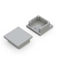 Endkappe für LED Aluminiumprofil 20ALU ohne Kabeldurchführung