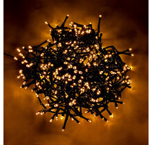 7,5 Meter LED Lichterkette für Weihnachtsbeleuchtung - 100 LEDs - Extra Warmweiß (2700K) - Wasserdicht (IP44) - Inkl. 10m Stromkabel - 24V Niederspannung - Innen- und Außenbereich