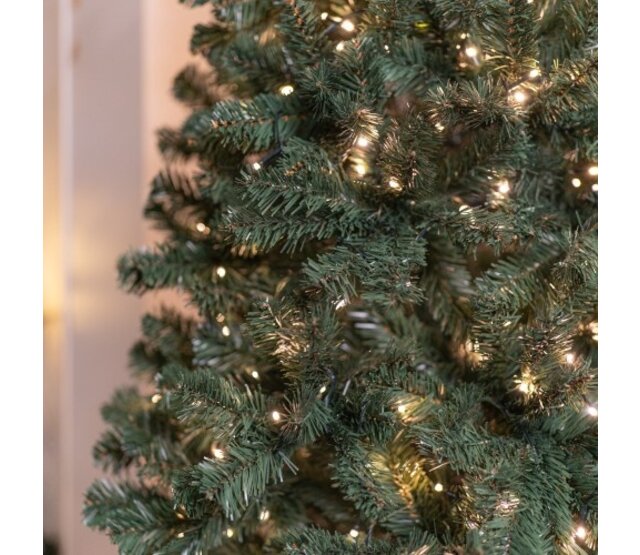 7,5 Meter LED Lichterkette für Weihnachtsbeleuchtung - 100 LEDs - Extra Warmweiß (2700K) - Wasserdicht (IP44) - Inkl. 10m Stromkabel - 24V Niederspannung - Innen- und Außenbereich