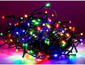 Cluster Weihnachtsbeleuchtung – Mehrfarbig – 24m – 1200 LEDs – Innen & Außen