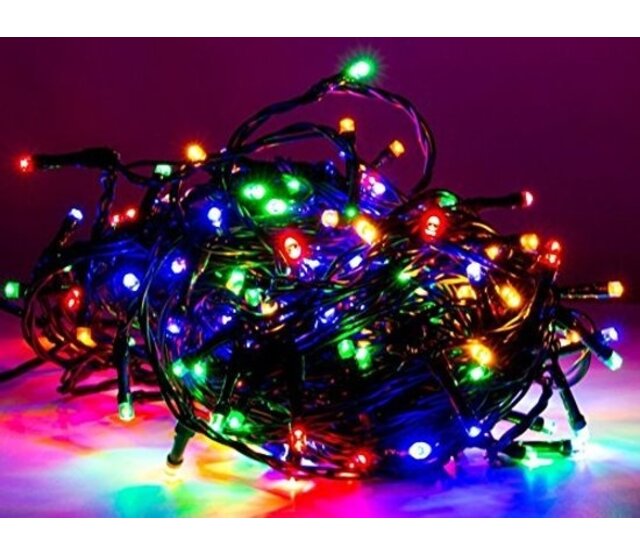 24m LED Streifen – 1200 RGB LED Cluster Kerstverlichtung, Multicolor, IP65 wasserdicht, 24V Niedervolt, 14,4W/m, für Innen- und Außenbereich, inkl. Netzteil