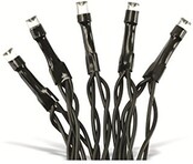 24m LED Streifen – 1200 RGB LED Cluster Kerstverlichtung, Multicolor, IP65 wasserdicht, 24V Niedervolt, 14,4W/m, für Innen- und Außenbereich, inkl. Netzteil