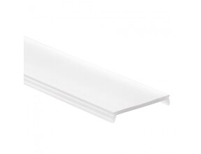 6 m LED Profilabdeckung Opal – 25,8 mm – C1 – Diffus – passend für XL04, XL05, XL06, XL07