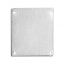 2 x LED-Profil Endkappen mit Montageschrauben für Alu-Profile XL40ALU – Passend für LED-Streifen, 40 mm Breite, Hochwertige Abschlusskappen für professionelle LED-Beleuchtung