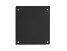 2x LED-Aluprofil Endkappen XL40 Schwarz inkl. Schrauben für LED-Streifen