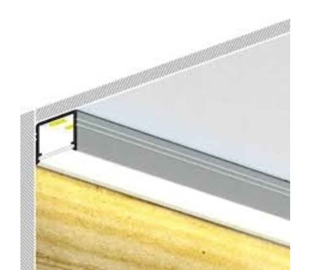 Schwarzes LED-Aluminiumprofil 200 cm mit opaler Klickabdeckung, 18,8 mm x 18,6 mm, für LED-Streifen, 20SCHWARZ – Hochwertiges Profil für perfekte Lichtstreuung Schwarzes LED-Aluminiumprofil 200 cm mit opaler Klickabdeckung, 18,8 mm x 18,6 mm, für LED-Streifen, 20SCHWARZ – Hochwertiges Profil für perfekte Lichtstreuung