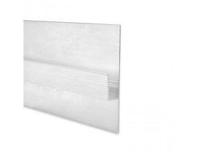 LED Wandprofil 2m für Streifen 93,1x12,5mm GIPS12ALU Aluminium Gips