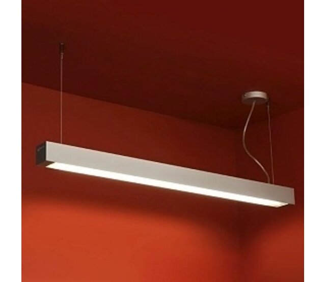 LED Aluminium-Profil XXL 3 Meter mit Abdeckung 53 x 53 mm – Modell XL53WIT, passend für alle LED-Streifen, inklusive milchig-opaler Polycarbonat-Abdeckung, 300 cm Länge