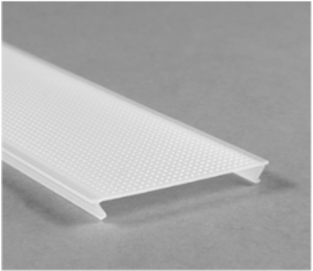 LED Aluminium-Profil XXL 3 Meter mit Abdeckung 53 x 53 mm – Modell XL53WIT, passend für alle LED-Streifen, inklusive milchig-opaler Polycarbonat-Abdeckung, 300 cm Länge