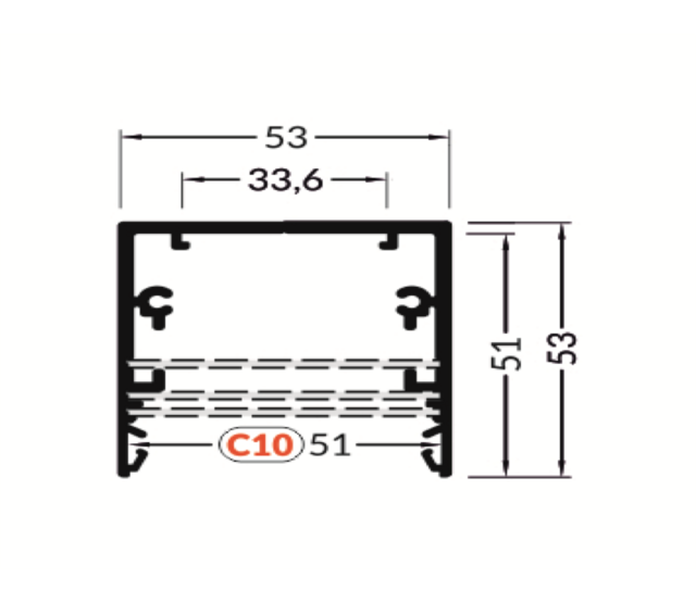 10 x LED Streifenprofil XXL 4 Meter mit Abdeckung 53 mm x 53 mm – XL53ALU, Aluminiumprofil für LED-Beleuchtung, 400 cm Länge, 53x53 mm Querschnitt, inklusive Diffusor, ideal für indirekte Beleuchtung und Akzentuierung 10 x LED Streifenprofil XXL 4 Meter mit Abdeckung 53 mm x 53 mm – XL53ALU, Aluminiumprofil für LED-Beleuchtung, 400 cm Länge, 53x53 mm Querschnitt, inklusive Diffusor, ideal für indirekte Beleuchtung und Akzentuierung