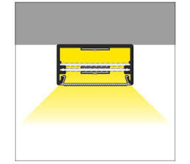 LED Aluminiumprofil XXL 200 cm mit Abdeckung 53 mm x 28 mm – XL50ZWART | Hochwertiges Profil für LED Streifen | Ideal für indirekte Beleuchtung | Präzise Verarbeitung | Schwarz matt LED Aluminiumprofil XXL 200 cm mit Abdeckung 53 mm x 28 mm – XL50ZWART | Hochwertiges Profil für LED Streifen | Ideal für indirekte Beleuchtung | Präzise Verarbeitung | Schwarz matt