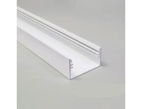 LED XXL Profil 2m mit Abdeckung 53x28mm für LED Streifen – XL50WIT