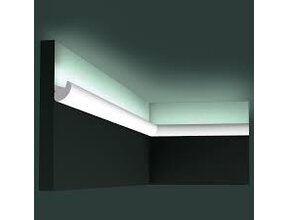 LED Zierleiste 2m – CX189WIT – 2,7 x 2,7 cm – Dekorative Lichtleiste