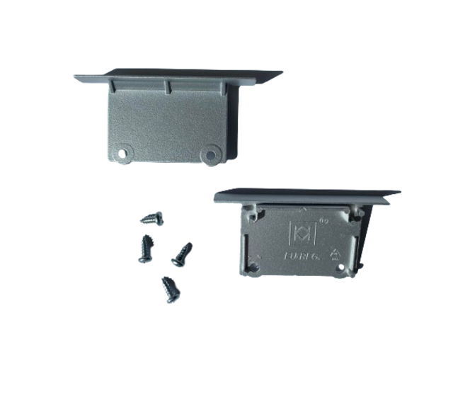 XL70ALU Endkappe für Aluminium LED-Profile: Präzise Abschlusskappe für 70 mm LED-Streifenprofile, passend für 70x10 mm Nut, hochwertiges Aluminium, einfache Montage, ideal für LED-Beleuchtungssysteme in Innen- und Außenbereichen