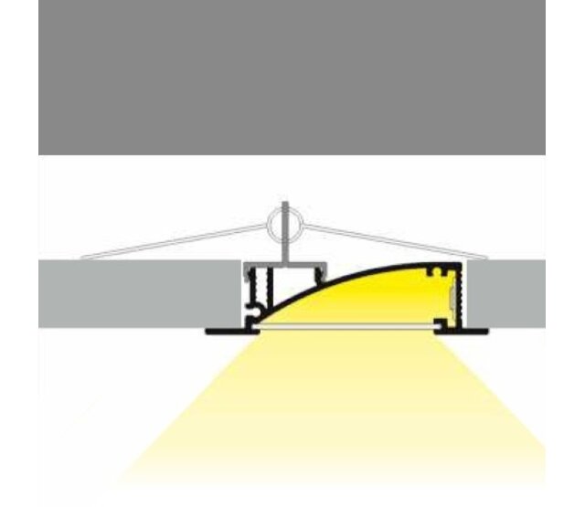 10 x LED-Einbauprofil 4 Meter, 53 mm x 13,5 mm, F8ALU, für LED-Streifen, Aluminium, hochwertige Beleuchtungslösung, präzise Verarbeitung, ideal für moderne Innenbeleuchtung 10 x LED-Einbauprofil 4 Meter, 53 mm x 13,5 mm, F8ALU, für LED-Streifen, Aluminium, hochwertige Beleuchtungslösung, präzise Verarbeitung, ideal für moderne Innenbeleuchtung