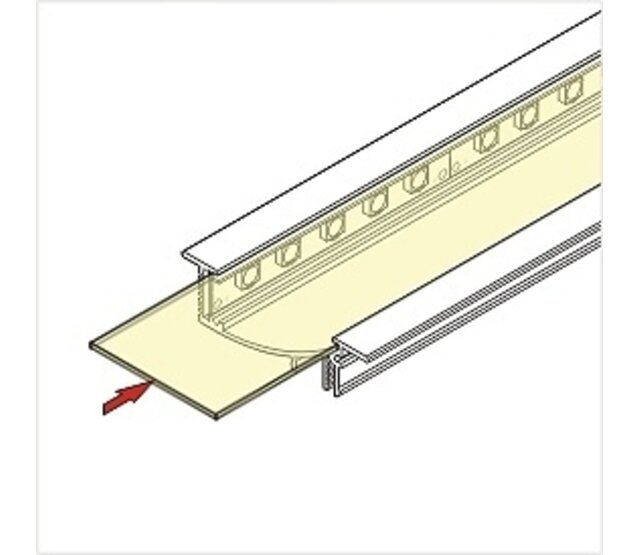 3m LED-Einbauprofil aus Aluminium, 53mm x 13,5mm, für LED-Streifen, weiß (F8WEISS), inkl. Diffusor, ideal für indirekte Beleuchtung, Decken- oder Wandmontage, hochwertige Verarbeitung 3m LED-Einbauprofil aus Aluminium, 53mm x 13,5mm, für LED-Streifen, weiß (F8WEISS), inkl. Diffusor, ideal für indirekte Beleuchtung, Decken- oder Wandmontage, hochwertige Verarbeitung