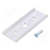 Extra lange Montageklemmer mit Schraube für LED-Profile XL10ALU, XL10WIT, XL10ZWART, XL11ALU, XL11WIT, XL11ZWART – Ideal für LED-Streifen, robuste Befestigung, passend für Alu-Profile in verschiedenen Farben