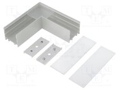 90° LED-Profil Eckverbinder für XL11ALU Aluminiumprofile – Präzise 90-Grad-Winkelverbindung für LED-Streifen, optimale Lichtführung, kompatibel mit XL11ALU-Profilen, einfache Montage, hochwertige Aluminiumausführung 90° LED-Profil Eckverbinder für XL11ALU Aluminiumprofile – Präzise 90-Grad-Winkelverbindung für LED-Streifen, optimale Lichtführung, kompatibel mit XL11ALU-Profilen, einfache Montage, hochwertige Aluminiumausführung