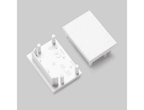 Endkappe für LED-Profil XL11WEISS ohne Kabeldurchführung