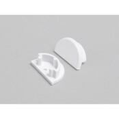 F12WIT LED-Streifen Endkappe – Wasserdichte IP67-Abschlusskappe für 12 mm breite LED-Bänder, inklusive Dichtung, ideal für Innen- und Außenbeleuchtung, einfache Montage, kompatibel mit 12V/24V LED-Streifen