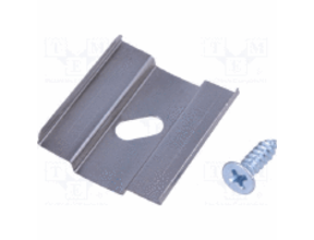 Montageklemme biegsam für LED Profil F12 Serie F12WEISS, F12ALU, F12SCHWARZ inkl. Schraube