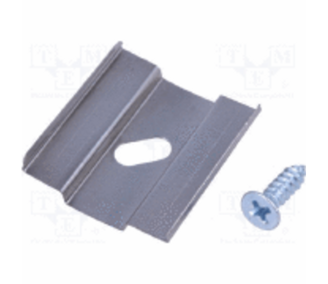 Montageklemmer für biegsames LED-Profil F12 Serie – F12WIT, F12ALU, F12ZWART – inkl. Befestigungsschraube, geeignet für LED-Streifen, 12 mm breit, flexibel, Aluminium, weiß, schwarz Montageklemmer für biegsames LED-Profil F12 Serie – F12WIT, F12ALU, F12ZWART – inkl. Befestigungsschraube, geeignet für LED-Streifen, 12 mm breit, flexibel, Aluminium, weiß, schwarz