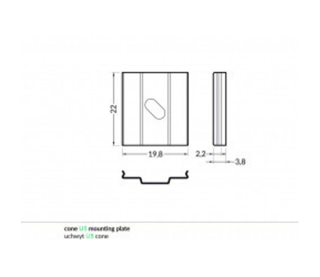 Montageklemmer für biegsames LED-Profil F12 Serie – F12WIT, F12ALU, F12ZWART – inkl. Befestigungsschraube, geeignet für LED-Streifen, 12 mm breit, flexibel, Aluminium, weiß, schwarz Montageklemmer für biegsames LED-Profil F12 Serie – F12WIT, F12ALU, F12ZWART – inkl. Befestigungsschraube, geeignet für LED-Streifen, 12 mm breit, flexibel, Aluminium, weiß, schwarz
