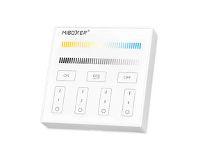 Dual White LED Wanddimmer - Kabellos - MiBoxer B2 Wandpanel für LED Streifen