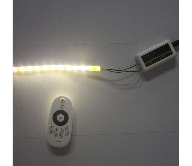 PRO Dual-Weiß-LED-Streifen-Controller – 1 Zone – Fut035S – Präzise Steuerung für LED-Beleuchtung, 12-24V, dimmbar, 2x 5A, 255 RGB-Kanäle, kompatibel mit Smart-Home-Systemen PRO Dual-Weiß-LED-Streifen-Controller – 1 Zone – Fut035S – Präzise Steuerung für LED-Beleuchtung, 12-24V, dimmbar, 2x 5A, 255 RGB-Kanäle, kompatibel mit Smart-Home-Systemen