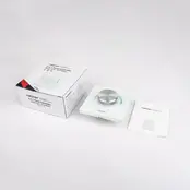 Einbau-LED-Wanddimmer – Drahtlos & kabelgebunden – Miboxer P0 Wandpaneel für LED-Streifen, 12-24V, 144W, Touchbedienung, App-Steuerung, Smart-Home-fähig, dimmbar, schwarz, 86x86mm