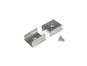 Montageklemme für LED-Profile 20WIT Weiß – stabile Aluminiumhalterung inklusive Schrauben