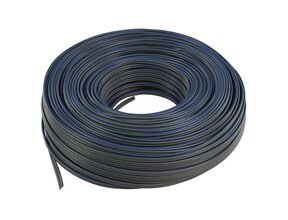 LED Streifen Anschlusskabel 2-polig – 100m Rolle – Grau