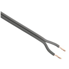 LED Streifen Anschlusskabel 2-polig, YZWL 2x0,75mm² – 1m – Grau