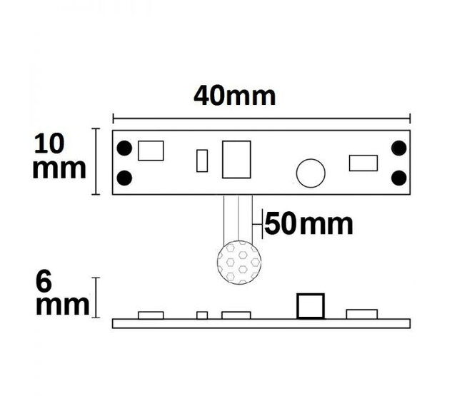 LED-Aluprofil mit integriertem PIR-Bewegungssensor für LED-Streifen, 24V, 5-50°C, IP20, 2000lm/m, 120° Erfassungswinkel, 5-8m Reichweite LED-Aluprofil mit integriertem PIR-Bewegungssensor für LED-Streifen, 24V, 5-50°C, IP20, 2000lm/m, 120° Erfassungswinkel, 5-8m Reichweite