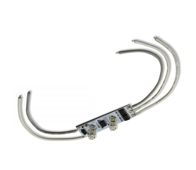 Professioneller LED-Profil-Dimmer für dualweiße LED-Streifen – 24V, PWM-Steuerung, 2-Kanal-Dimmung, max. 144W, 6A, für warmweiße/kaltweiße LED-Streifen, inkl. Fernbedienung Professioneller LED-Profil-Dimmer für dualweiße LED-Streifen – 24V, PWM-Steuerung, 2-Kanal-Dimmung, max. 144W, 6A, für warmweiße/kaltweiße LED-Streifen, inkl. Fernbedienung