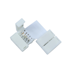 Eckverbinder für RGBWW LED Streifen – 10 mm breit, lötfrei, 2-polig