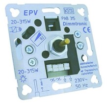 Triac-dimmbarer Einbau-Wanddimmer 1-200 VA für LED-Leuchten, LED-Streifen & Glühlampen, 230V, 50Hz, kompatibel mit DALI & 1-10V, präzise Lichtsteuerung, CE-zertifiziert