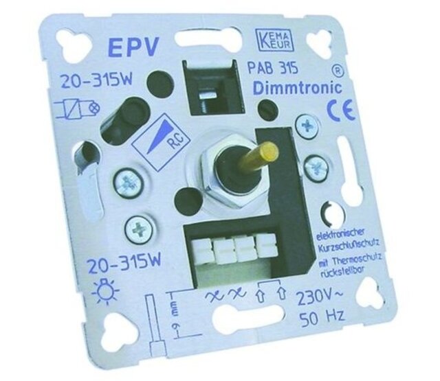 Triac Unterputz-Wanddimmer 1–200 VA für dimmbare 12V/24V LED-Streifen