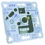 LED-Dimmer Luksus Triac Unterputz-Wanddimmer 1–200 VA für dimmbare 12V/24V LED-Streifen