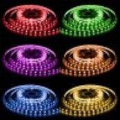LED Streifen RGBW 5050 – RGB + kaltweiß 6200K, 24 V, 18 W/m, 600 lm/m, 60 LED/m, CRI >85, 10 mm, IP20, 5 m Rolle