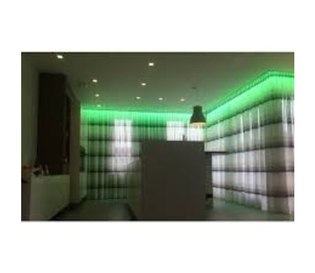 LED Streifen RGBW 5050 – RGB + kaltweiß 6200K, 24 V, 18 W/m, 600 lm/m, 60 LED/m, CRI >85, 10 mm, IP20, 5 m Rolle