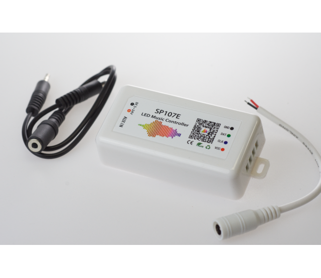 DIGILED Musikgesteuerter RGB-LED-Controller für SK6812 & WS2815B LED-Streifen – DMX-kompatibel, 5-24V, 144 LEDs/m, individuelle Pixelsteuerung, inkl. App-Steuerung für dynamische Lichteffekte