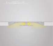 LED-Gipsprofil 2 Meter, 33 mm x 16,8 mm, GIPS11WIT – LED-Streifen-Einbauprofil aus Gips für indirekte Beleuchtung, präzise verarbeitet, ideal für moderne Raumgestaltung, inklusive Montagezubehör LED-Gipsprofil 2 Meter, 33 mm x 16,8 mm, GIPS11WIT – LED-Streifen-Einbauprofil aus Gips für indirekte Beleuchtung, präzise verarbeitet, ideal für moderne Raumgestaltung, inklusive Montagezubehör