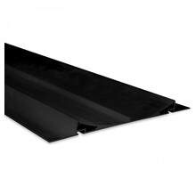 LED-Gipsprofil 2 Meter, 33 mm x 16,8 mm, GIPS11ZWART – LED-Streifen-Einbauprofil für Decken- und Wandmontage, schwarz, präzise Kanten, ideal für indirekte Beleuchtung