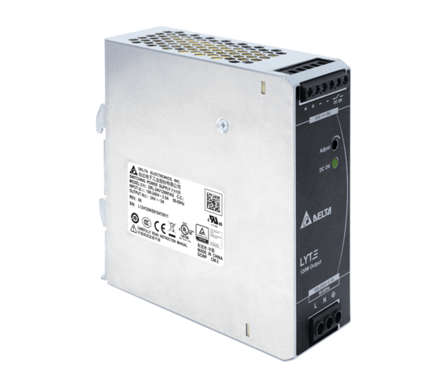 24V 120W DIN-Schienen-Netzteil für LED-Streifen – 5A Ausgangsstrom – IP20 Schutzklasse – Kompakt und effizient für professionelle Beleuchtungslösungen