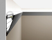 10 x LED Streifen Alu-Wandprofil 3 Meter mit Opalabdeckung 55 mm x 23 mm – W12WEISS, inklusive Montagezubehör, für indirekte Beleuchtung, hochwertige Aluminiumausführung, ideal für Wohn- und Gewerberäume 10 x LED Streifen Alu-Wandprofil 3 Meter mit Opalabdeckung 55 mm x 23 mm – W12WEISS, inklusive Montagezubehör, für indirekte Beleuchtung, hochwertige Aluminiumausführung, ideal für Wohn- und Gewerberäume