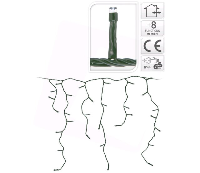 12m Eiszapfen Weihnachtsbeleuchtung mit 360 LED Streifen, kaltweiß, transparente Kabel – IP65 wasserdicht für Innen & Außen, 360° Beleuchtung, 12 Meter Länge, ideal für Hausdekoration 12m Eiszapfen Weihnachtsbeleuchtung mit 360 LED Streifen, kaltweiß, transparente Kabel – IP65 wasserdicht für Innen & Außen, 360° Beleuchtung, 12 Meter Länge, ideal für Hausdekoration