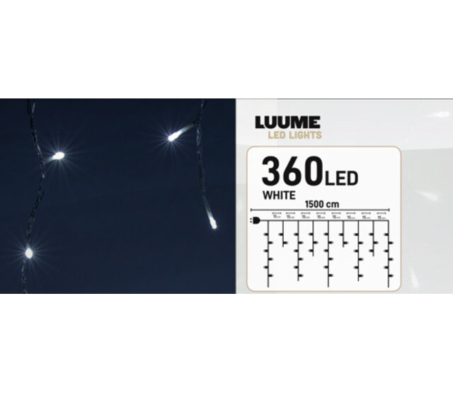 12m Eiszapfen Weihnachtsbeleuchtung mit 360 LED Streifen, kaltweiß, transparente Kabel – IP65 wasserdicht für Innen & Außen, 360° Beleuchtung, 12 Meter Länge, ideal für Hausdekoration 12m Eiszapfen Weihnachtsbeleuchtung mit 360 LED Streifen, kaltweiß, transparente Kabel – IP65 wasserdicht für Innen & Außen, 360° Beleuchtung, 12 Meter Länge, ideal für Hausdekoration