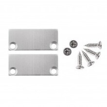 2x LED Profil Endkappen mit Schrauben – GIPS05.C1ALU für LED Streifen